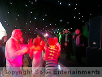50th birthday disco and karaoke Broad Meadow Farm supporting Fake That June 2014