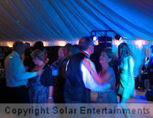 Wedding disco at Brackenborough Hall, Louth September 2012