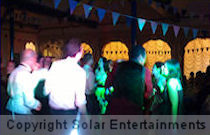 Wedding disco at Mount St Mary's, Spinkhill, July 2012