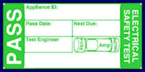 Edale PAT testing labels